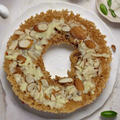 Ghevar with Rabdi [2pc]