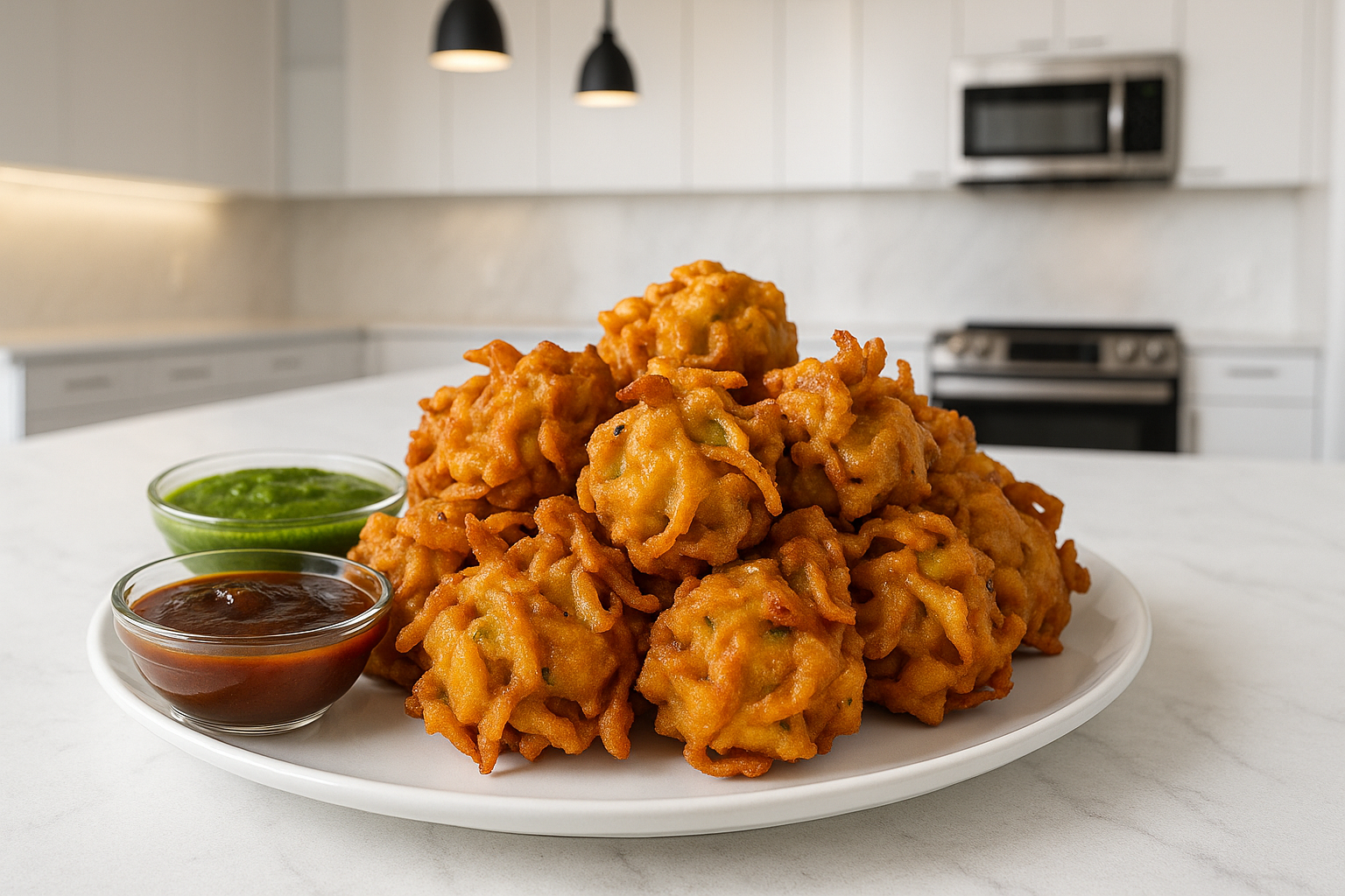 change the background to modern kitchen background