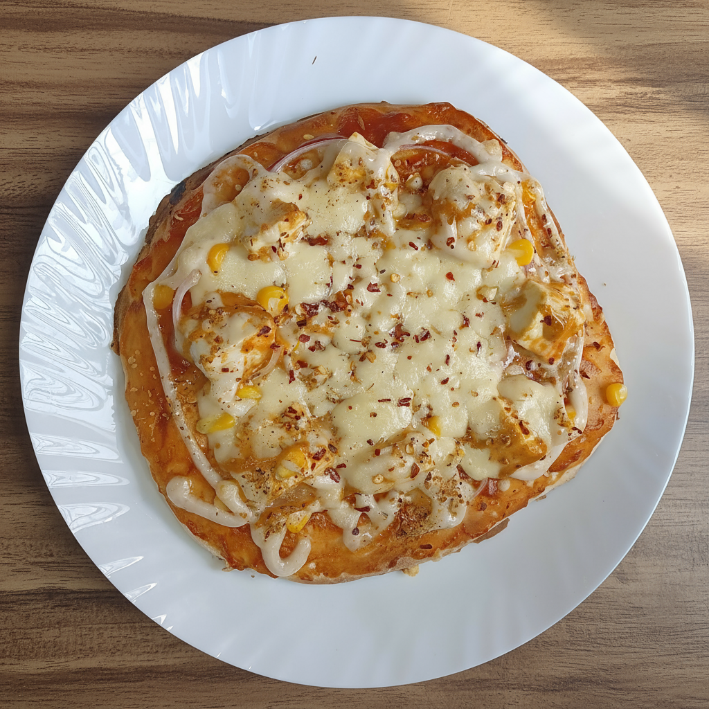 Paneer Cheese Corn Pizza