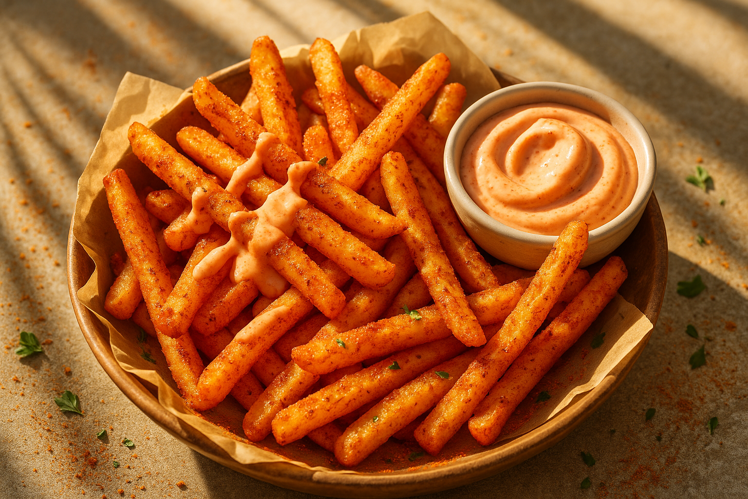 with tandoori mayoneese